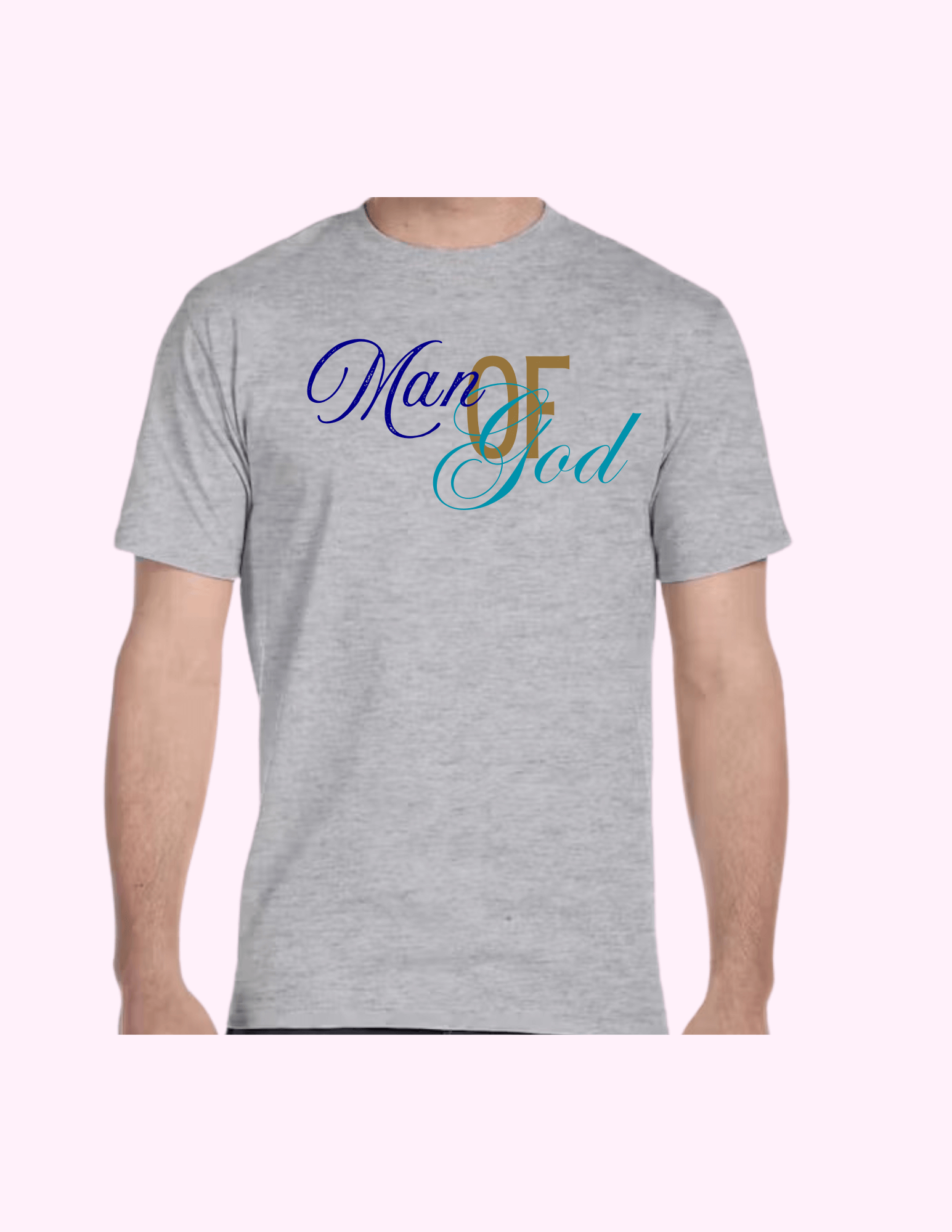 Man Of God - Adult T-Shirt featuring unique artwork, perfect for personal style and expression.