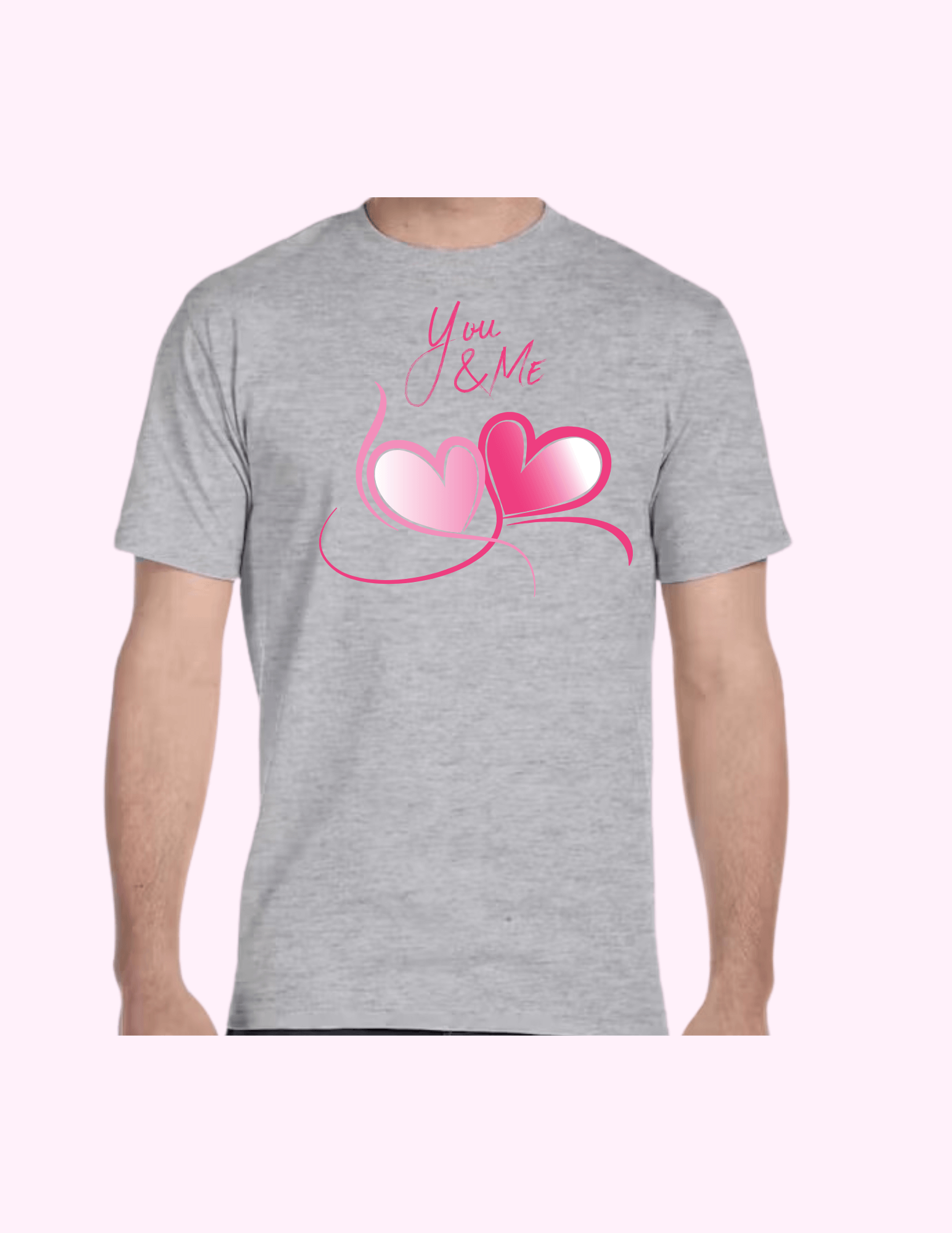 You & Me - Adult T-Shirt featuring unique artwork, perfect for personal style and expression.
