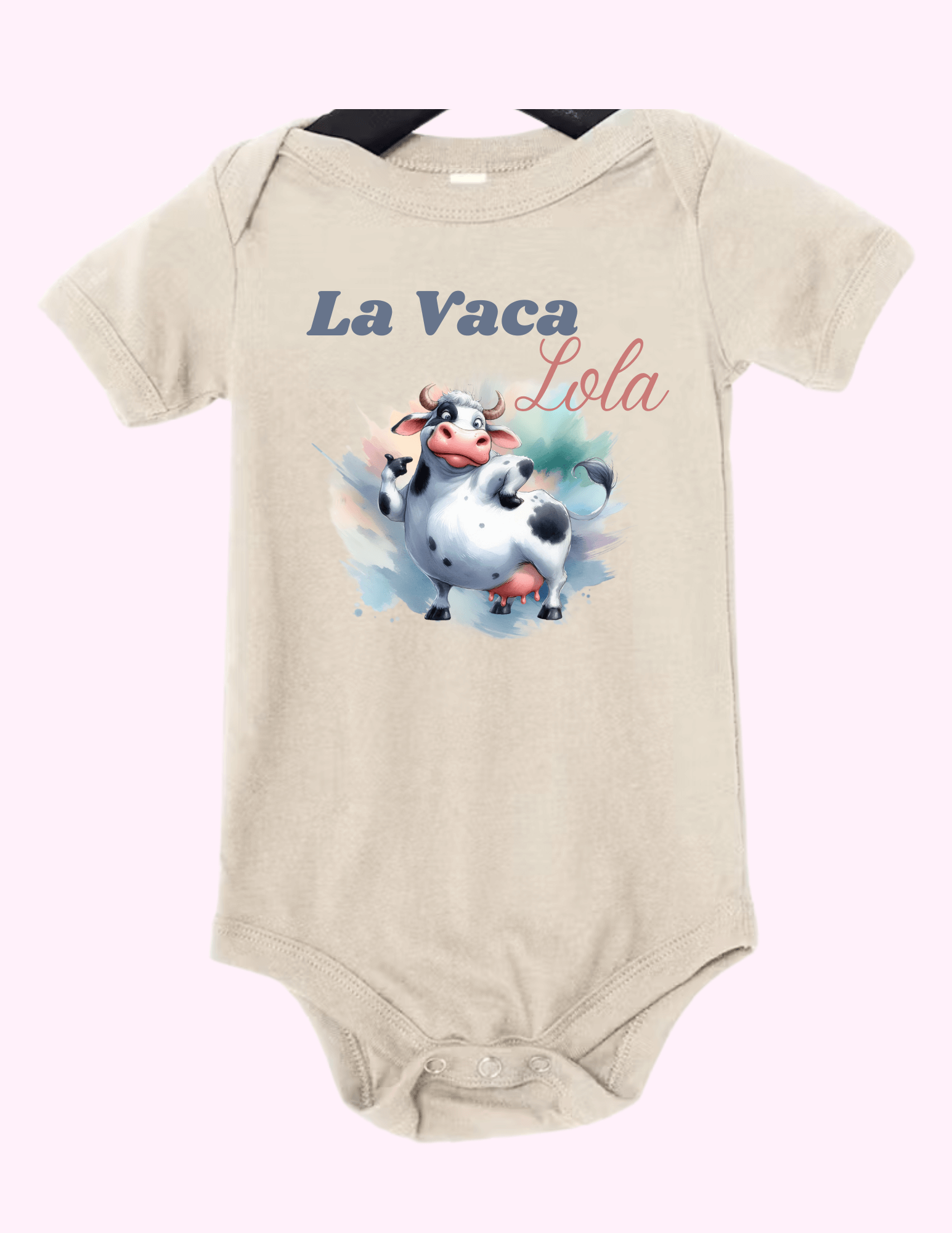 La Vaca Lola (Infant) featuring unique artwork, perfect for personal style and expression.