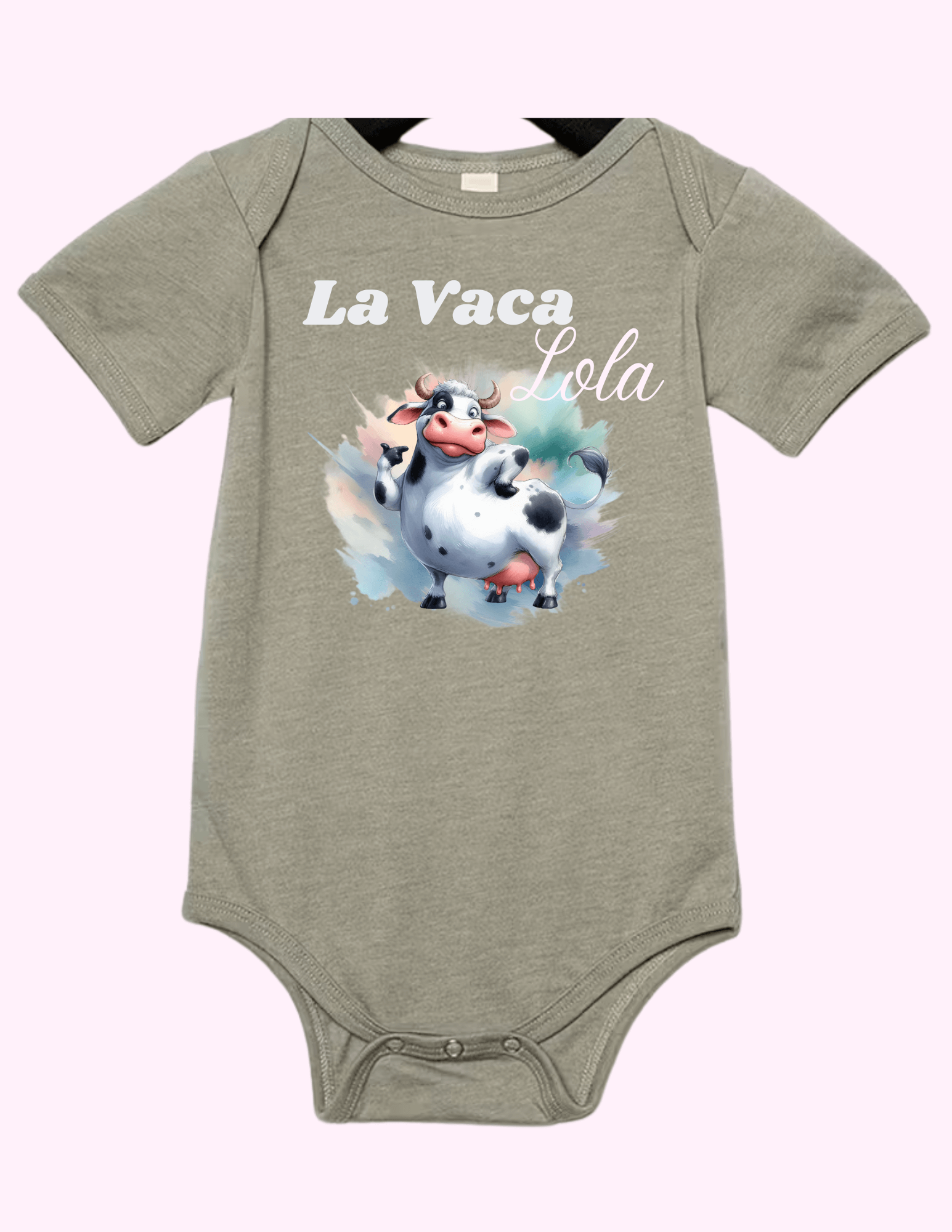 La Vaca Lola (Infant) featuring unique artwork, perfect for personal style and expression.
