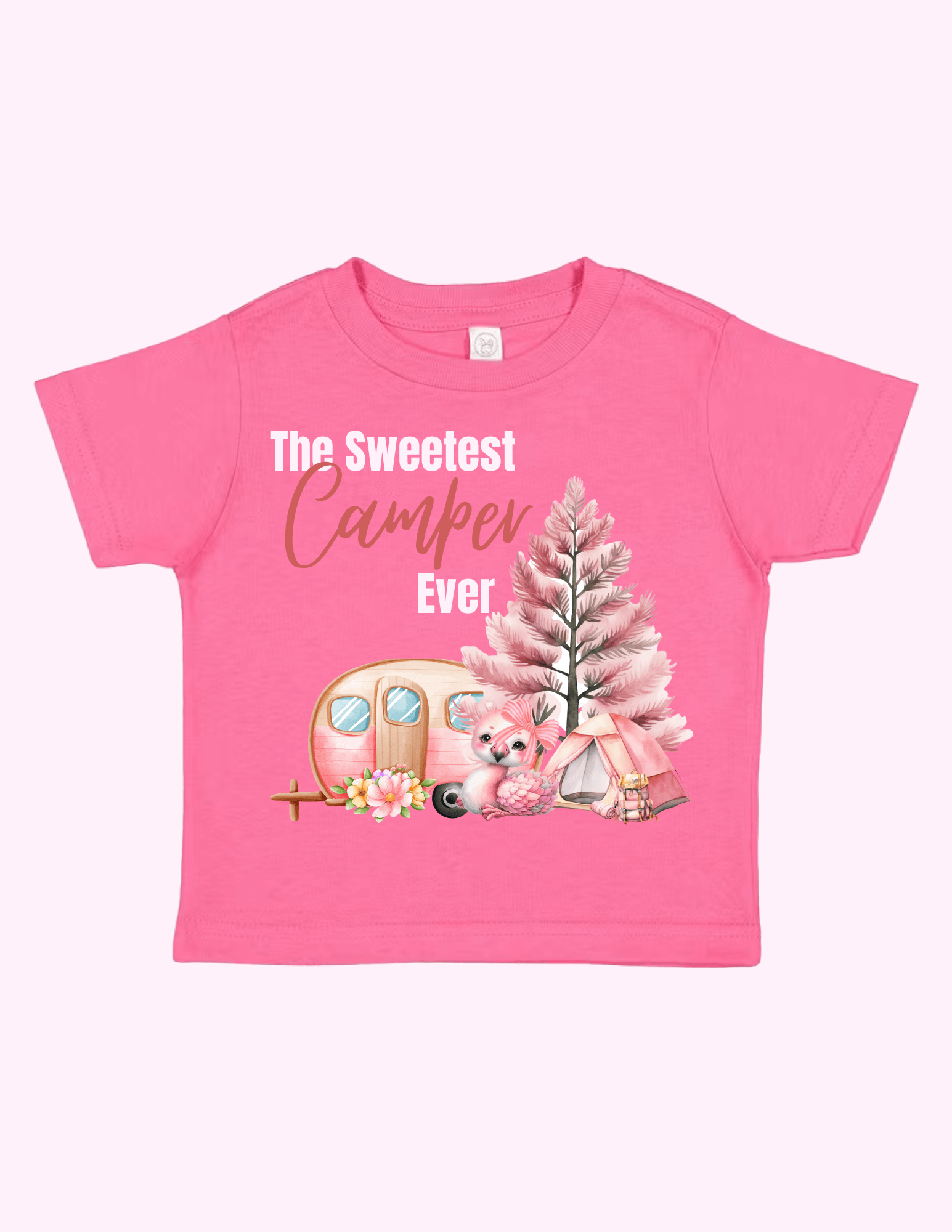Sweetest Camper Girl (Toddler) featuring unique artwork, perfect for personal style and expression.