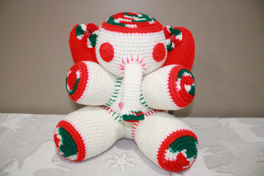 Ladybug Elephant crafted with handmade techniques for a truly unique style.