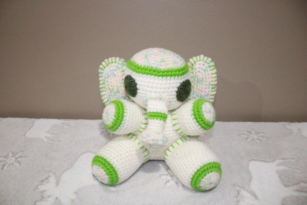 Cotton Candy Baby Elephant crafted with handmade techniques for a truly unique style.