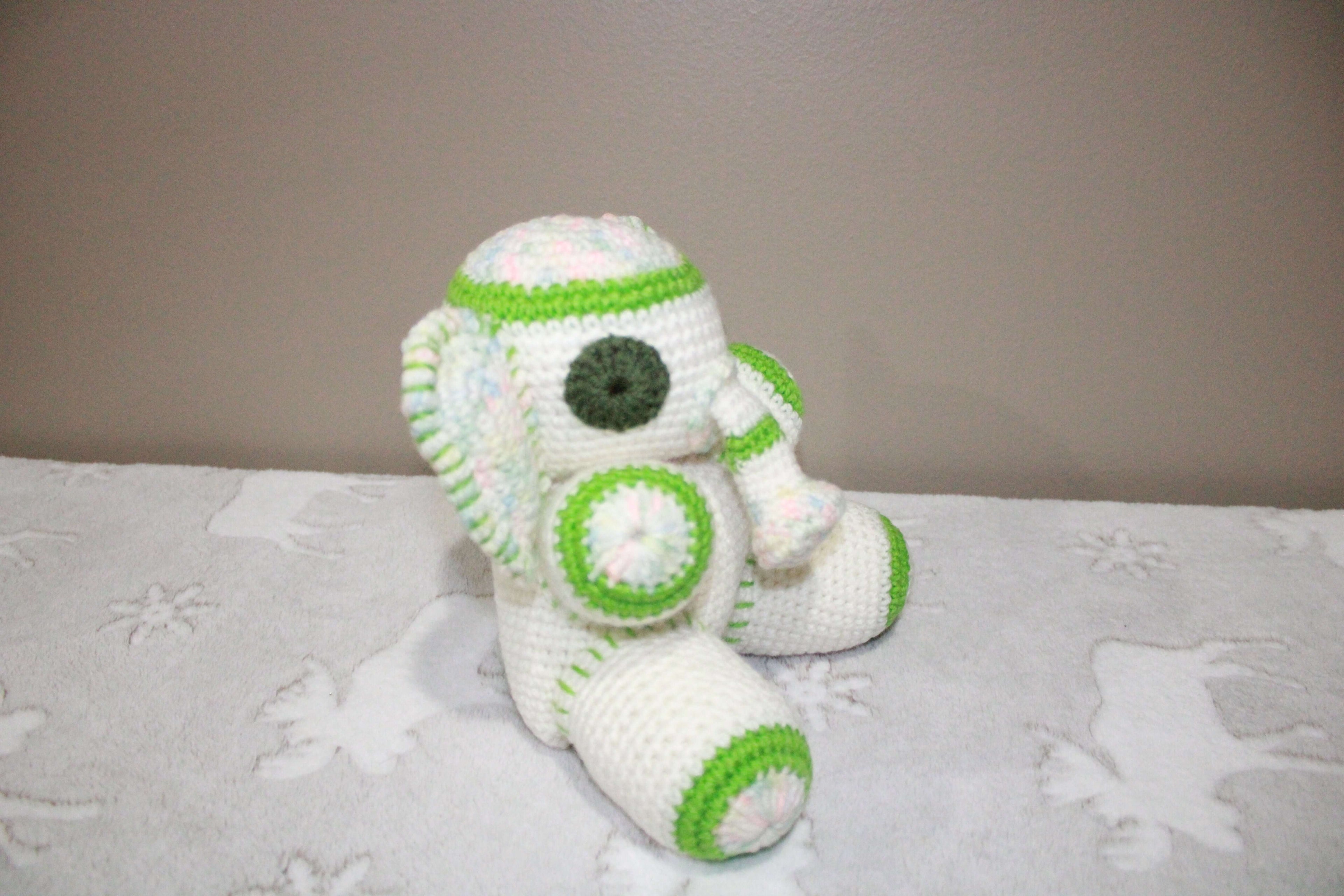 Cotton Candy Baby Elephant crafted with handmade techniques for a truly unique style.
