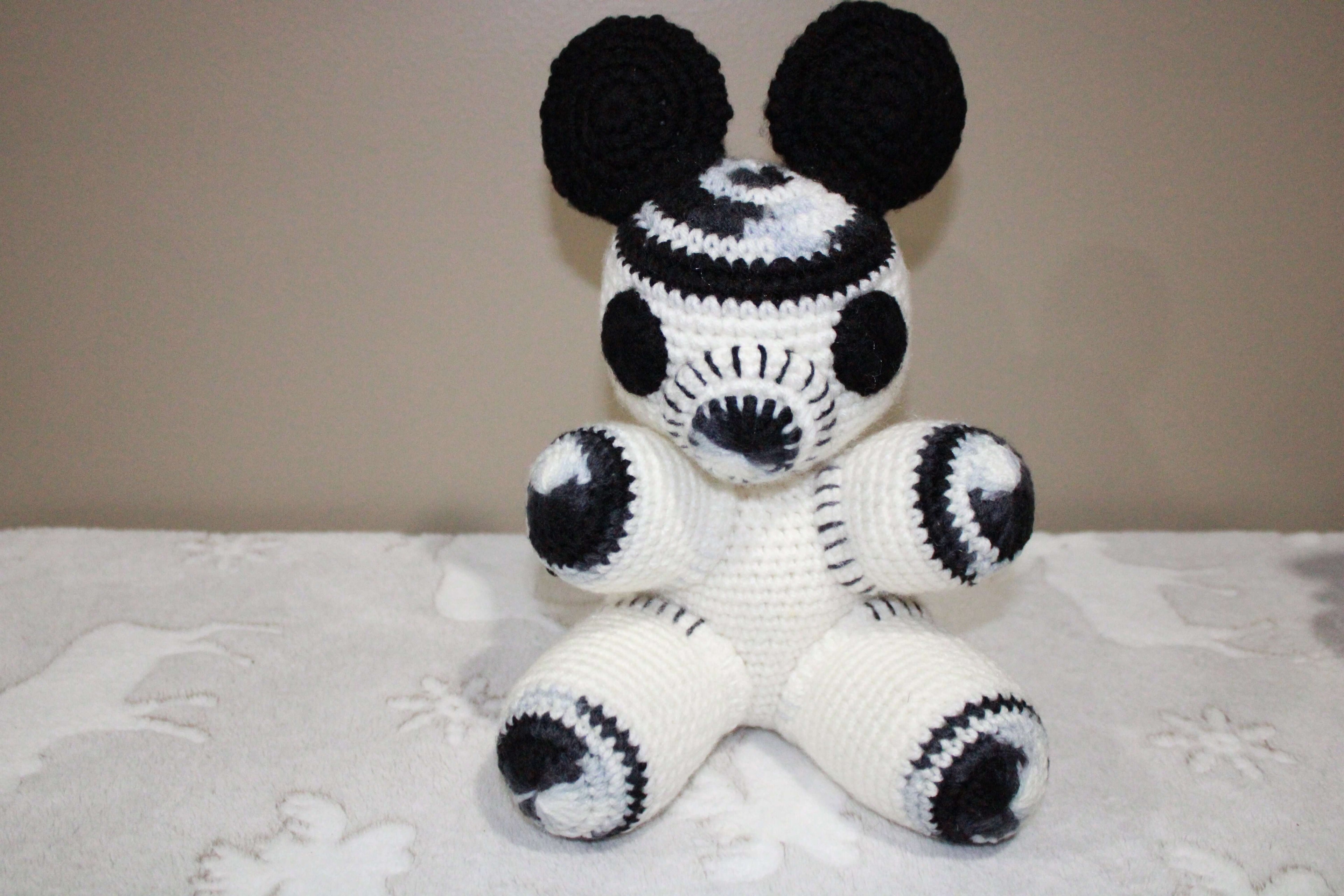 Black And White Mouse crafted with handmade techniques for a truly unique style.
