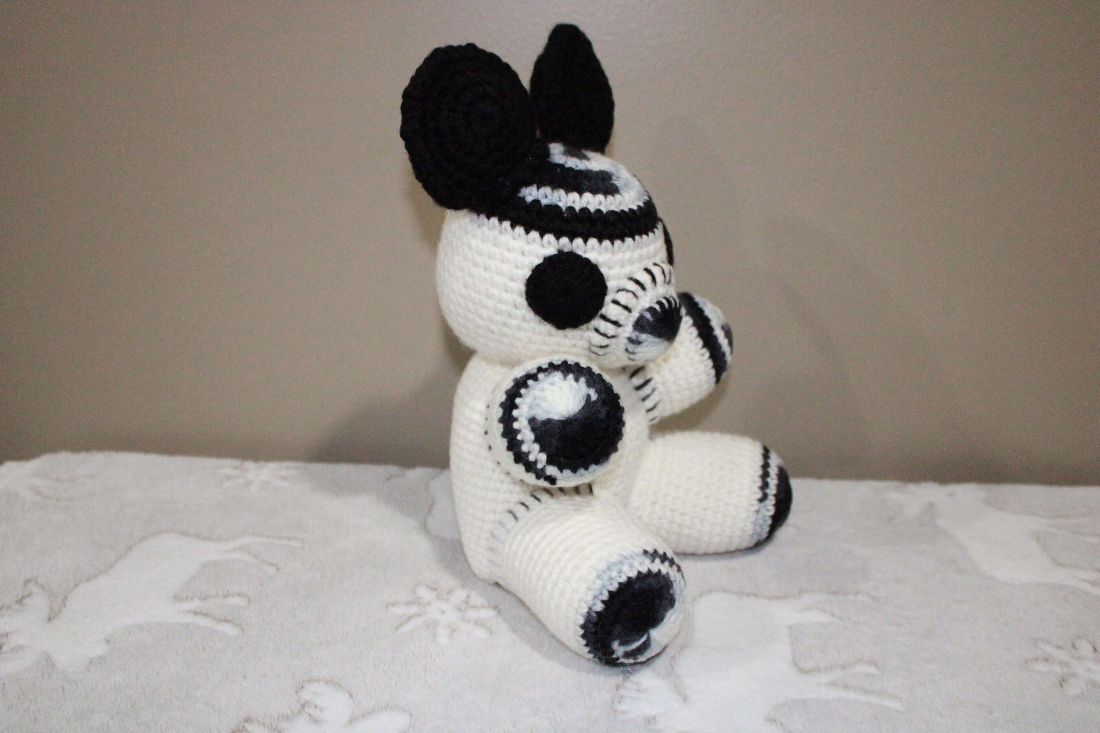 Black And White Mouse crafted with handmade techniques for a truly unique style.
