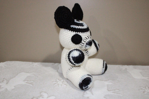 Black And White Mouse crafted with handmade techniques for a truly unique style.