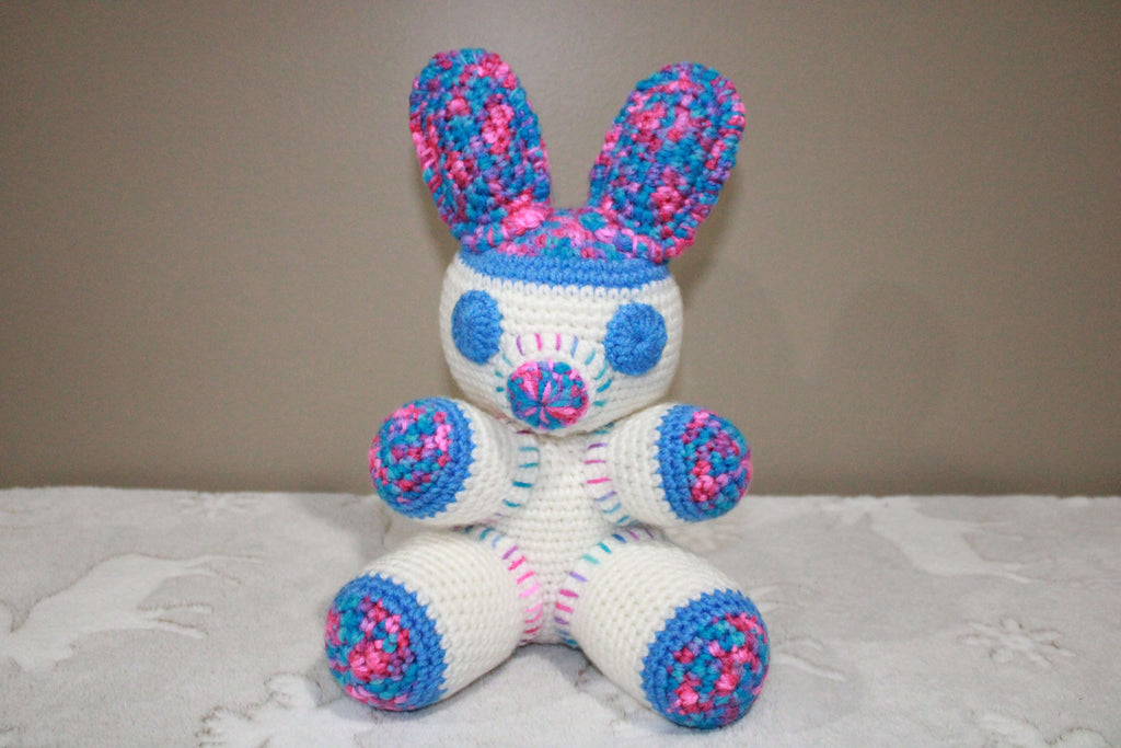 Marshmallow Bunny crafted with handmade techniques for a truly unique style.