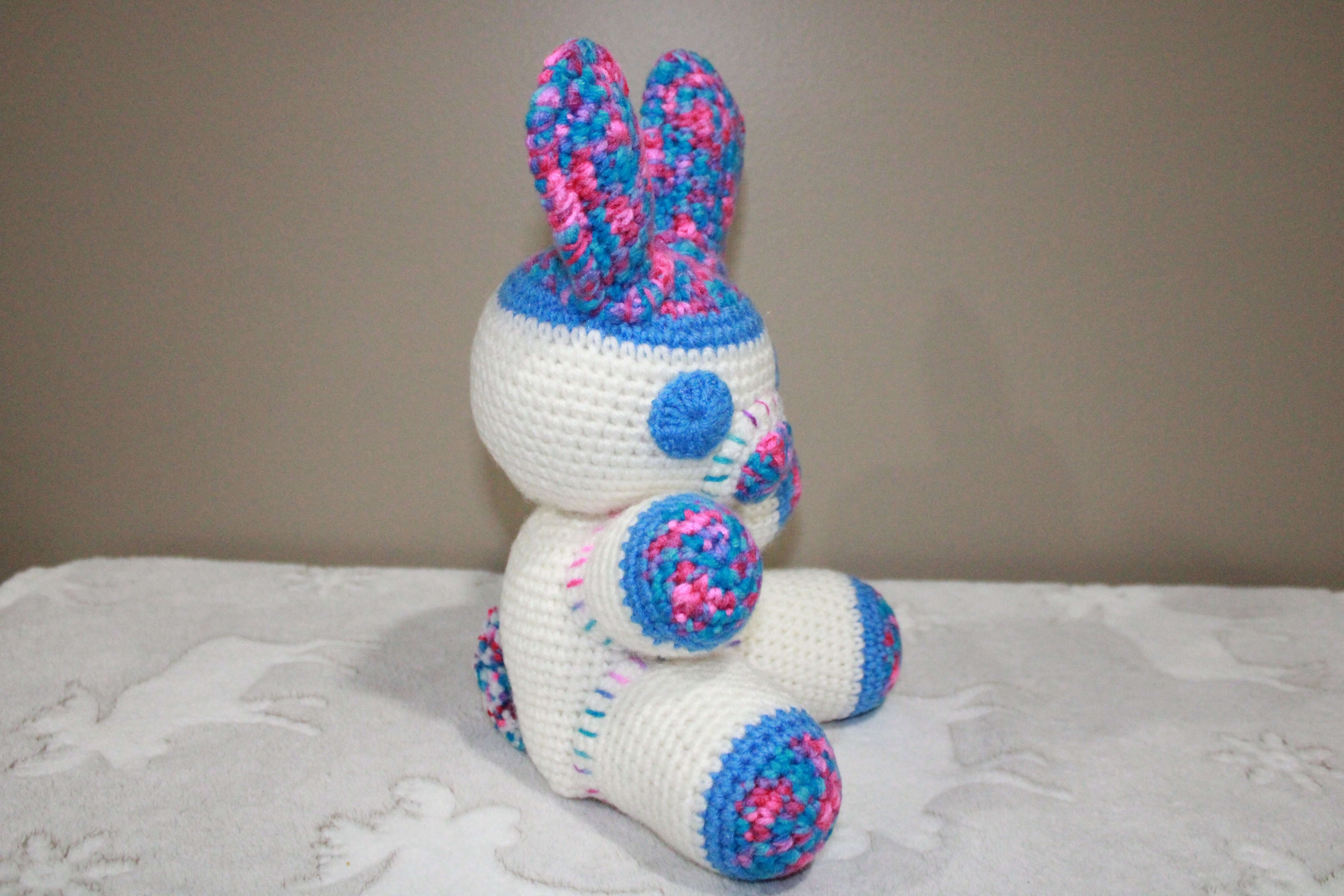 Marshmallow Bunny crafted with handmade techniques for a truly unique style.