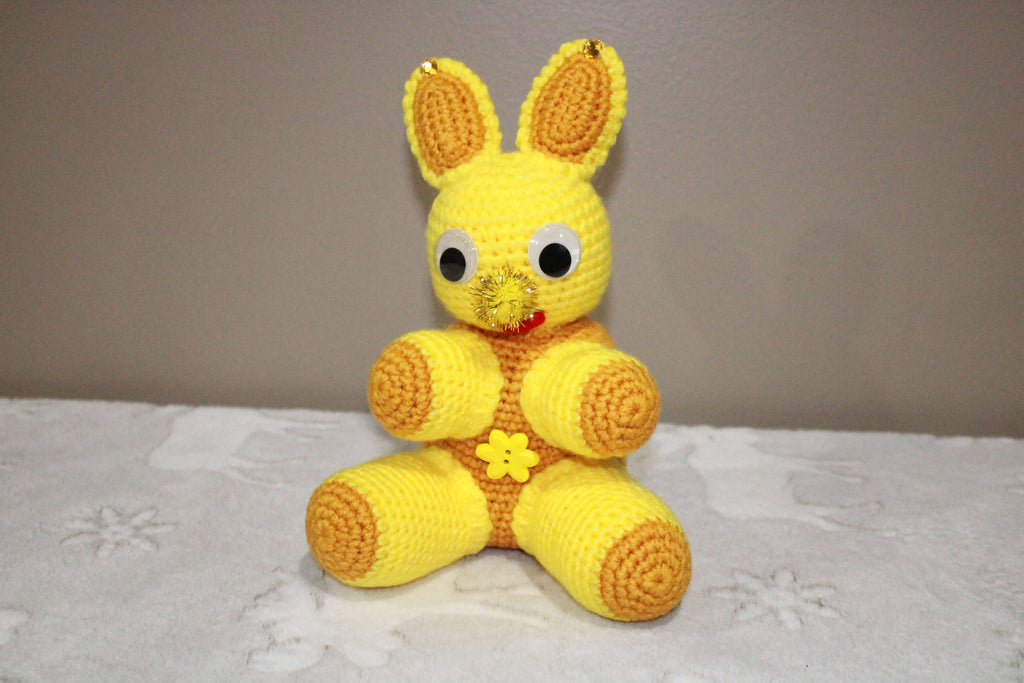 Sparkle Bunny crafted with handmade techniques for a truly unique style.