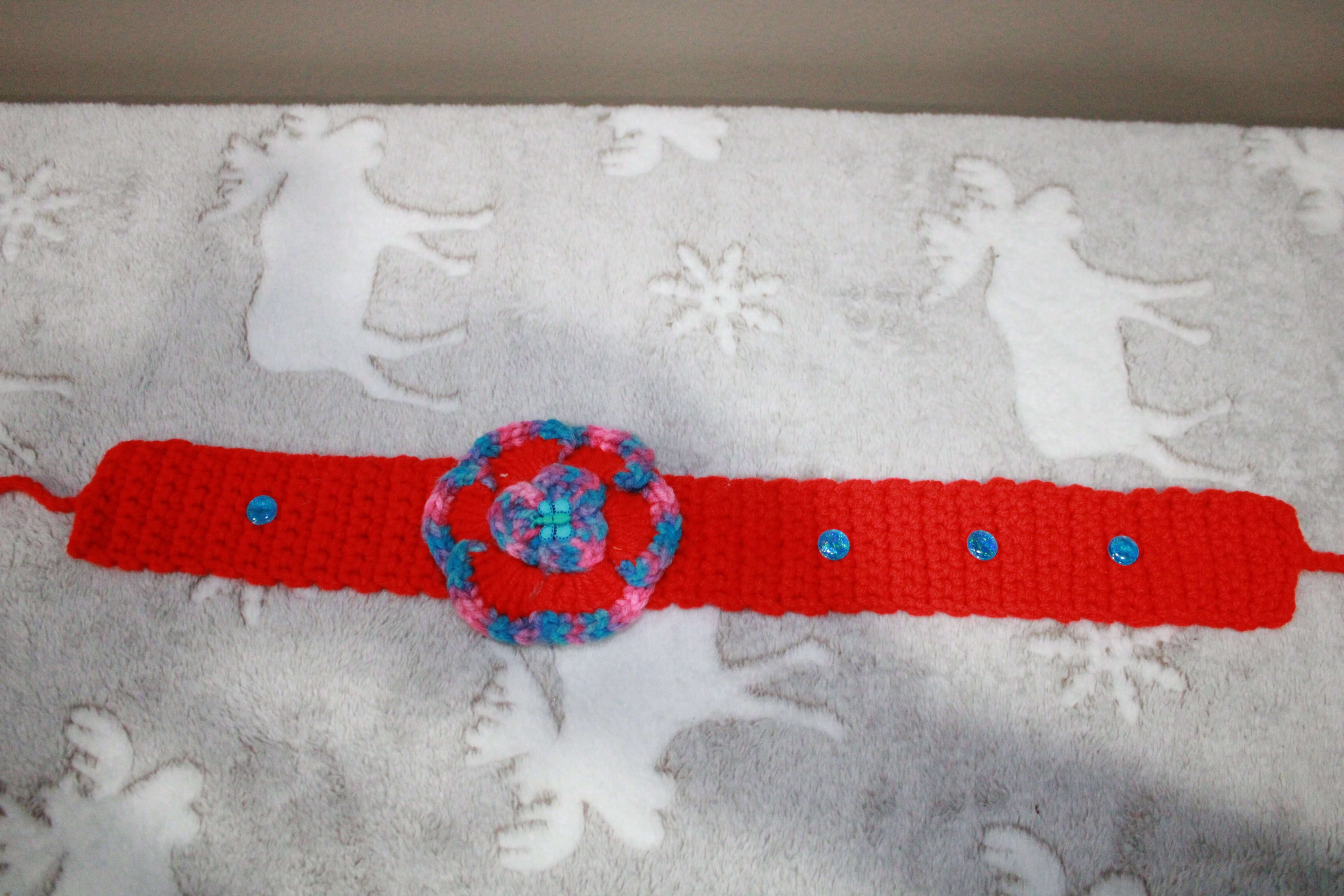 Red And Pink/ Blue Flower Headband Crochet Collection crafted with handmade techniques for a truly unique style.