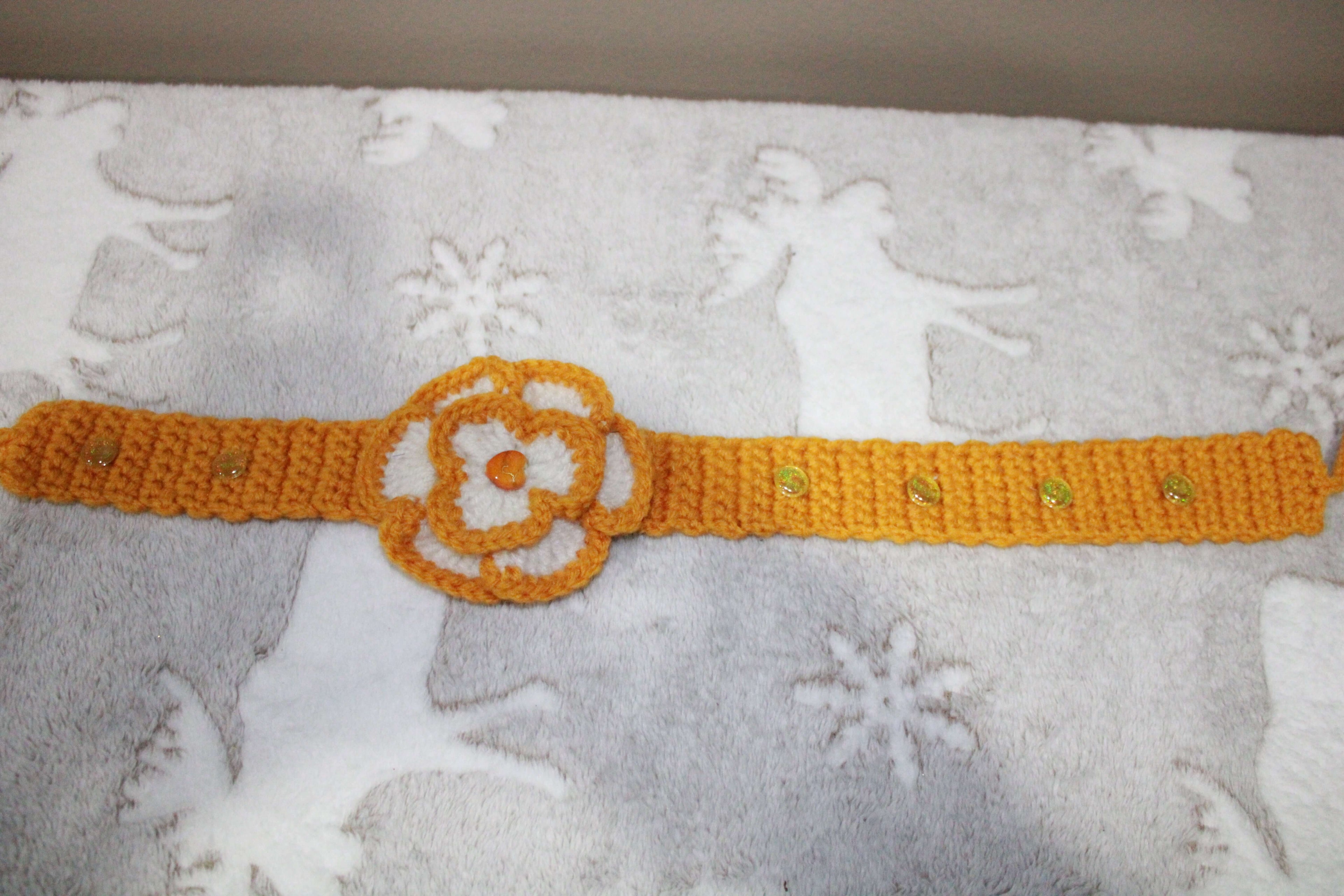 Yellow And White Headband Crochet Collection crafted with handmade techniques for a truly unique style.