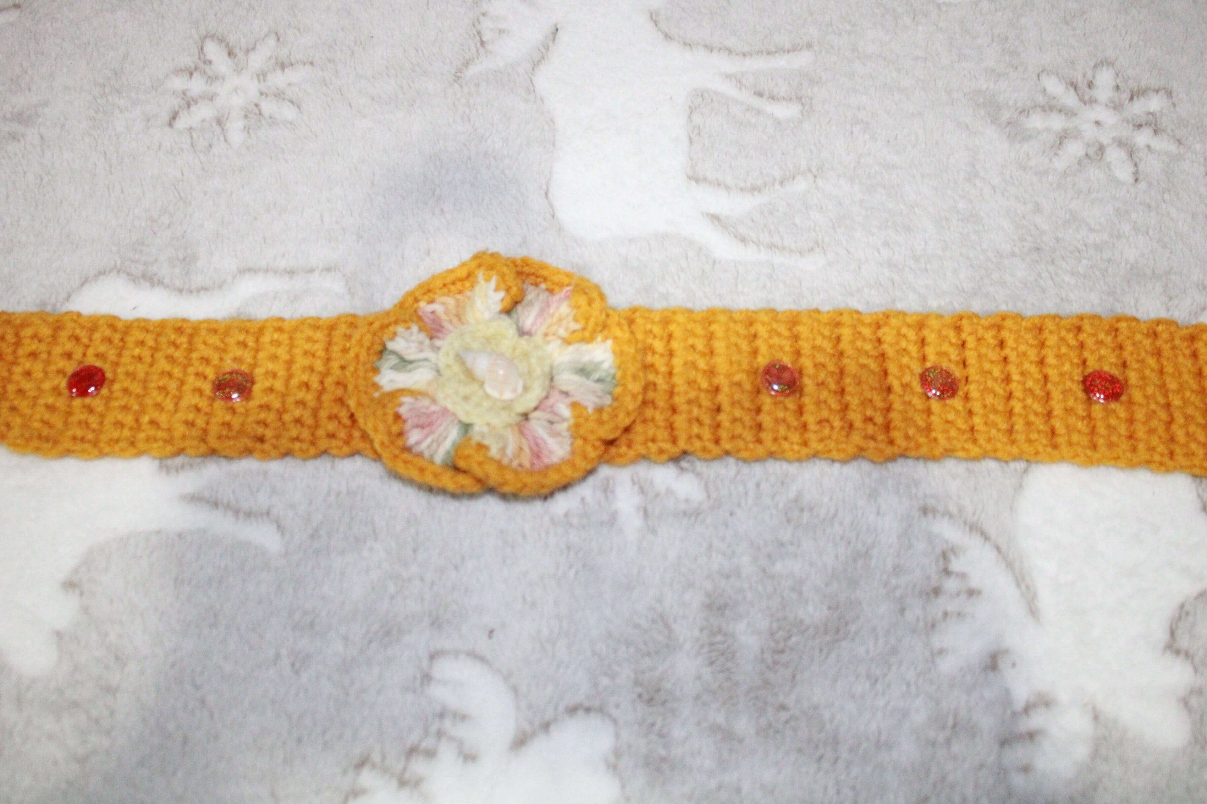 Yellow Headband Crochet Collection crafted with handmade techniques for a truly unique style.