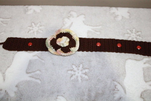 Brown Headband Crochet Collection crafted with handmade techniques for a truly unique style.