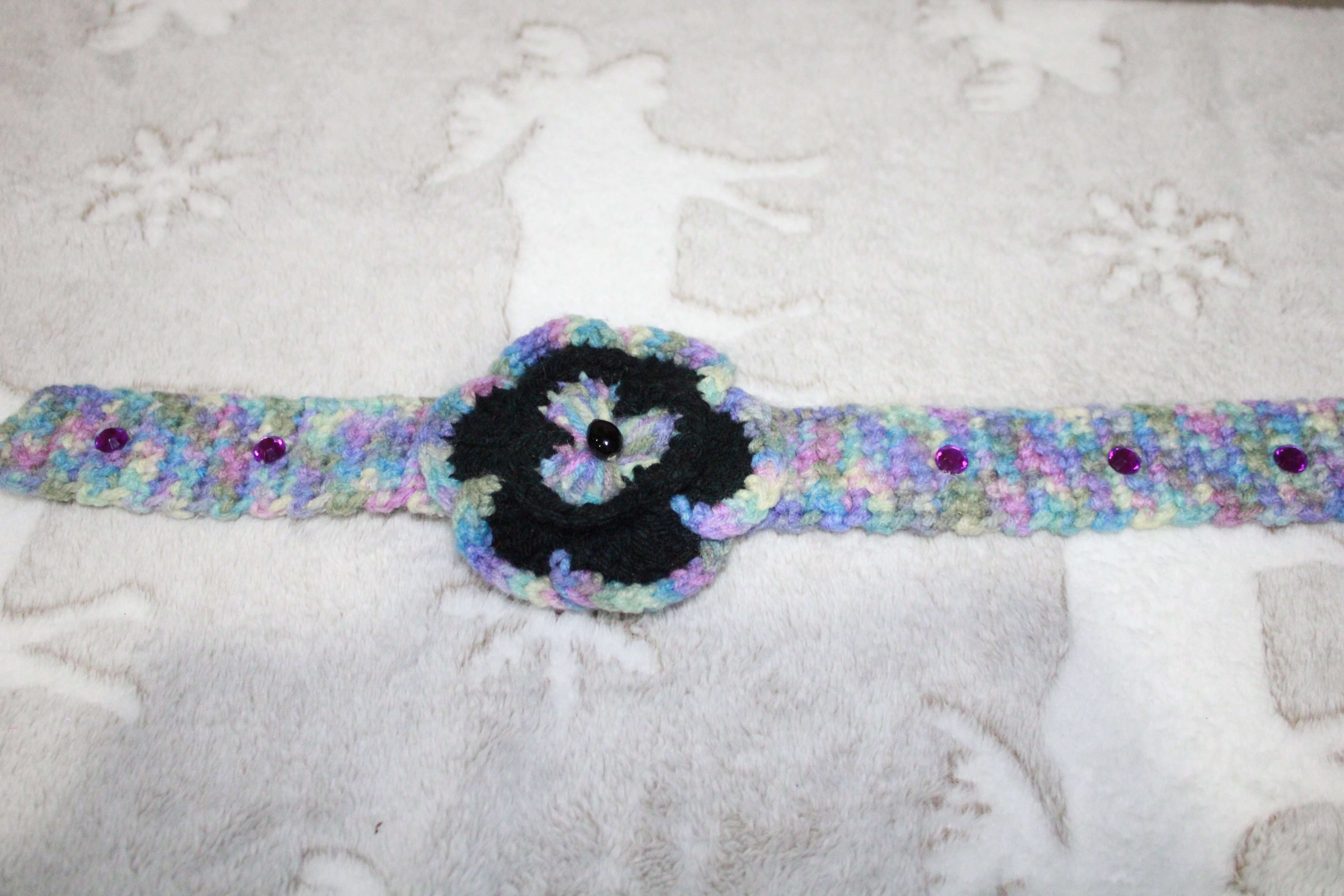 Cotton Candy Headband Crochet Collection crafted with handmade techniques for a truly unique style.