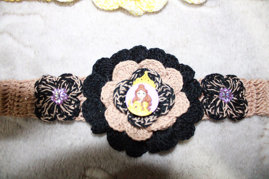 Light Brown And Black Princess Fasion Headband