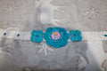 White And Blue Princess Fasion Headband crafted with handmade techniques for a truly unique style.