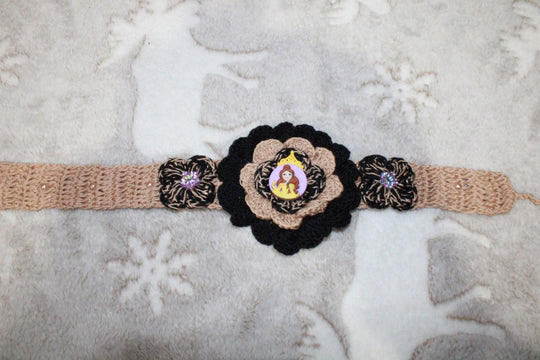 Light Brown And Black Princess Fasion Headband