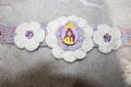 White And Lavender Princess Fashion Headband crafted with handmade techniques for a truly unique style.