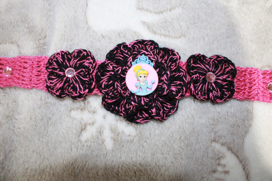 Pink And Black Princess Fashion Headband