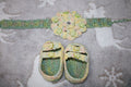 Cotton Candy Baby Headband And Matching Shoes crafted with handmade techniques for a truly unique style.