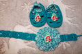 Mermaid Baby Headband And Matching Shoes crafted with handmade techniques for a truly unique style.