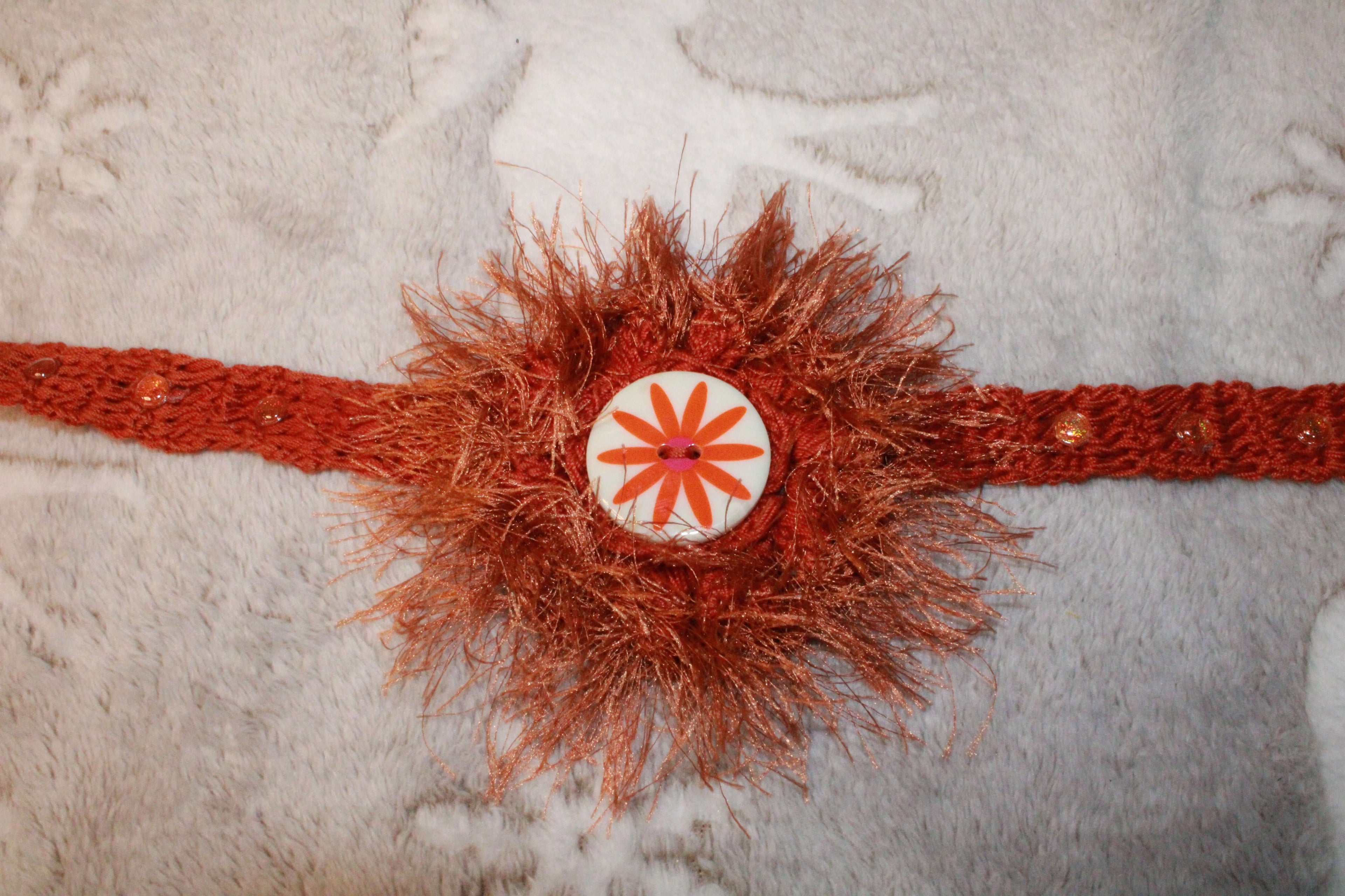 Pum Pum Terracotta Fashion Headband crafted with handmade techniques for a truly unique style.