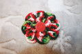 Christmas Fashion Hairclip Flower crafted with handmade techniques for a truly unique style.