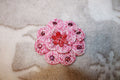 Pink Fashion Hairclip Flower crafted with handmade techniques for a truly unique style.
