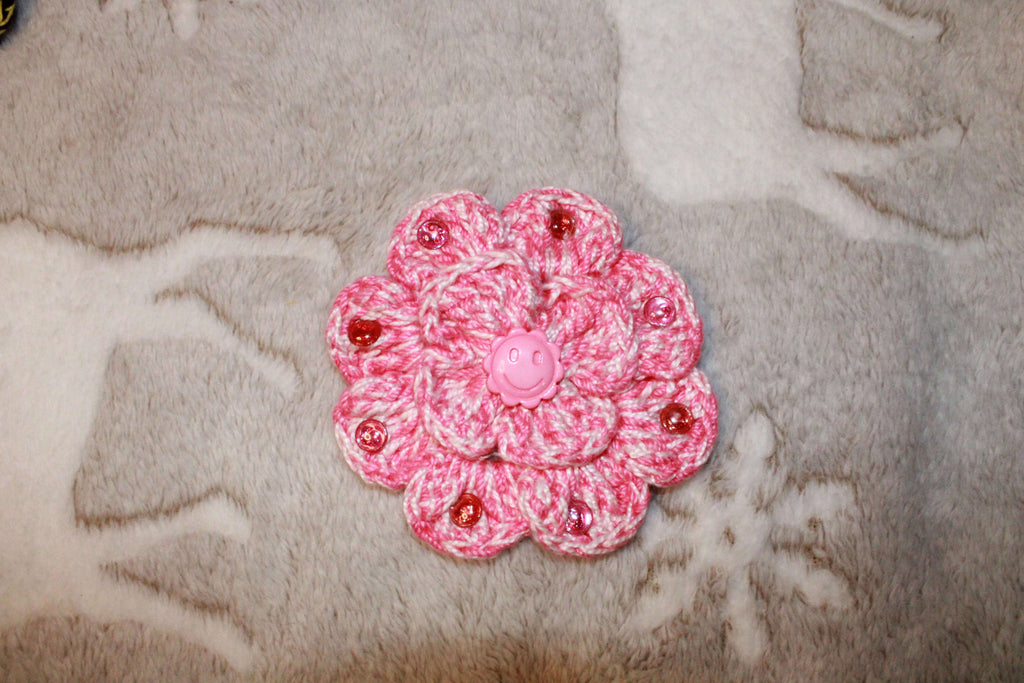 Pink And Light Pink Fashion Hairclip Flower crafted with handmade techniques for a truly unique style.