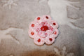 Pink Fashion Hairclip Flower crafted with handmade techniques for a truly unique style.
