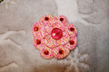 Sprinkle Fashion Hairclip Flower crafted with handmade techniques for a truly unique style.