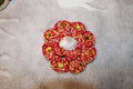 Red Fashion Hairclip Flower crafted with handmade techniques for a truly unique style.