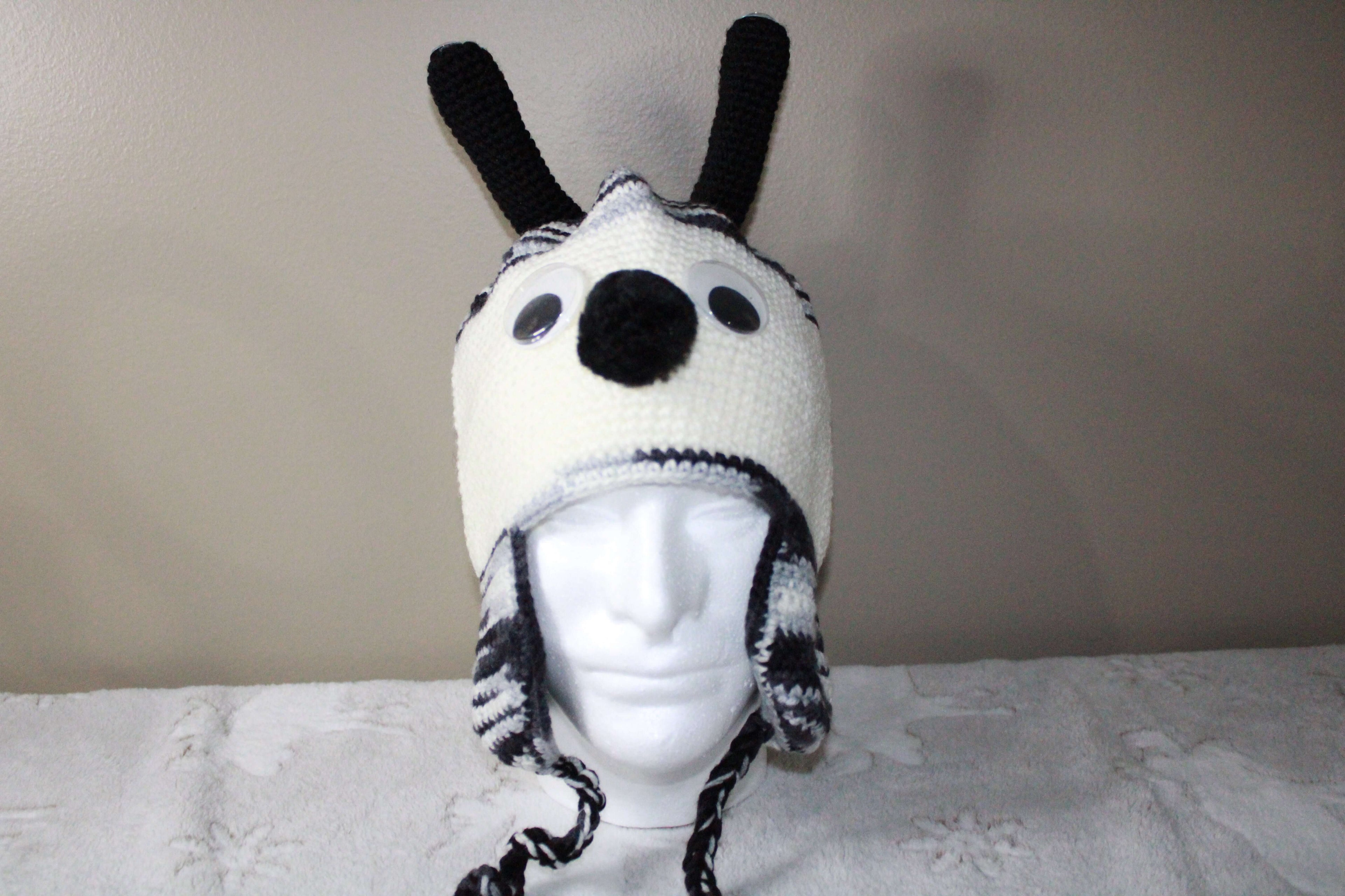 Black And White Bee Cute Hat For Adult crafted with handmade techniques for a truly unique style.