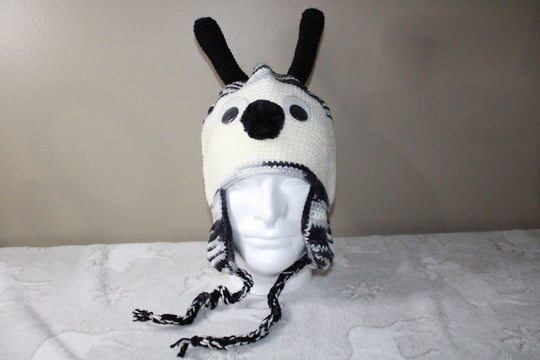 Black And White Bee Cute Hat For Adult