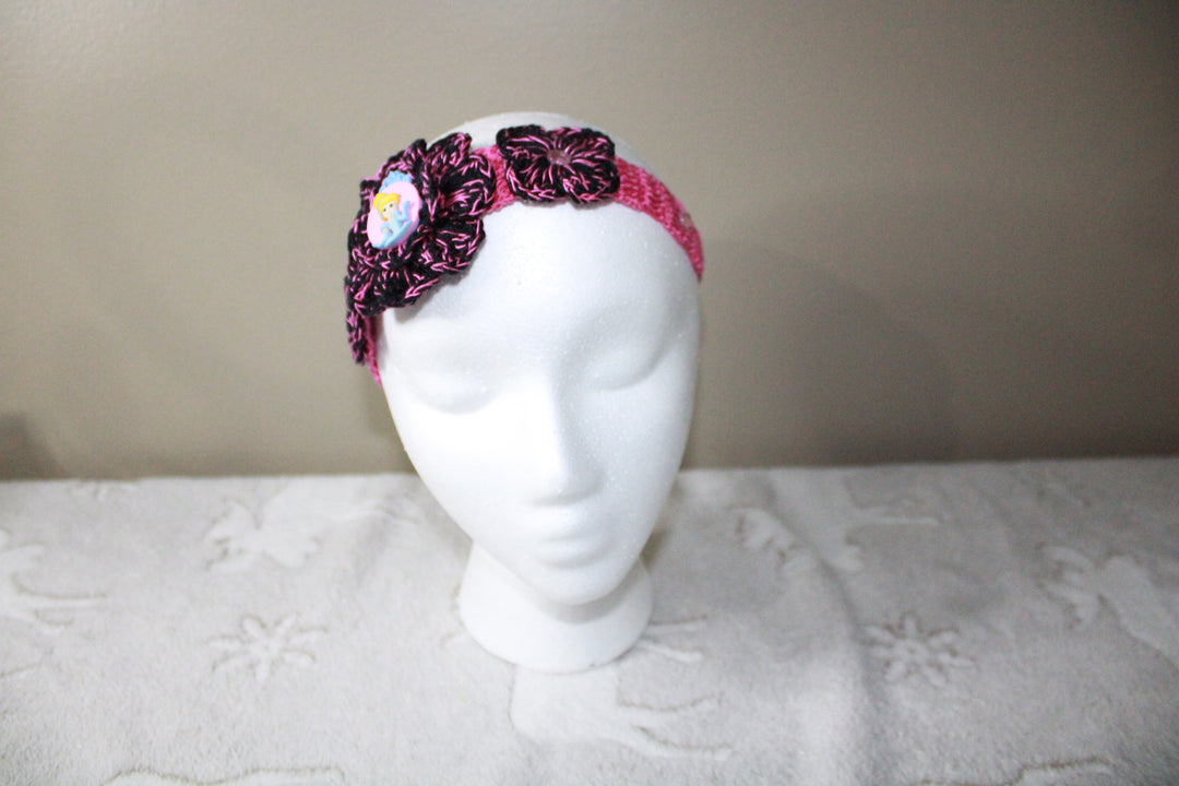 Pink And Black Princess Fashion Headband