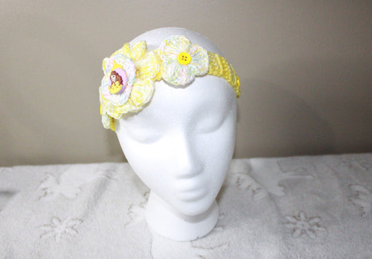 Princess Fashion Headband Yellow