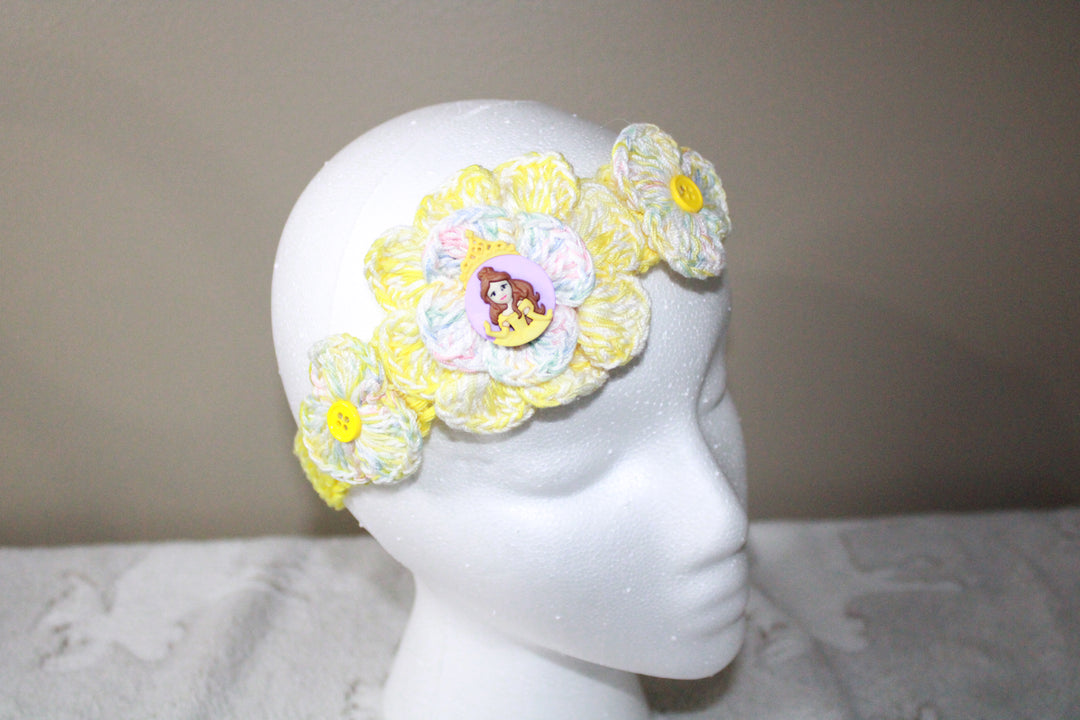 Princess Fashion Headband Yellow