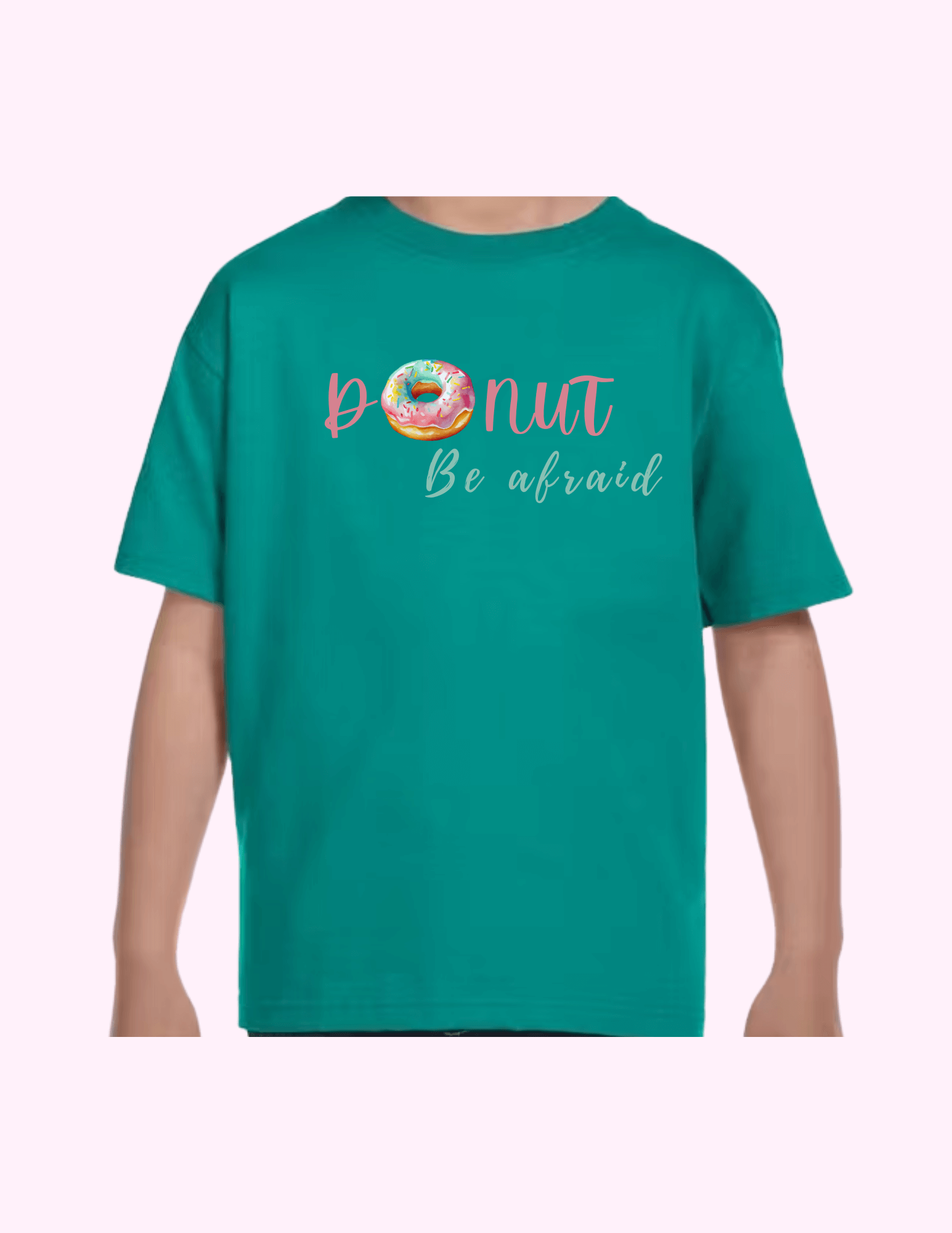 Donut Be Afraid - Kids T-Shirt featuring unique artwork, perfect for personal style and expression.