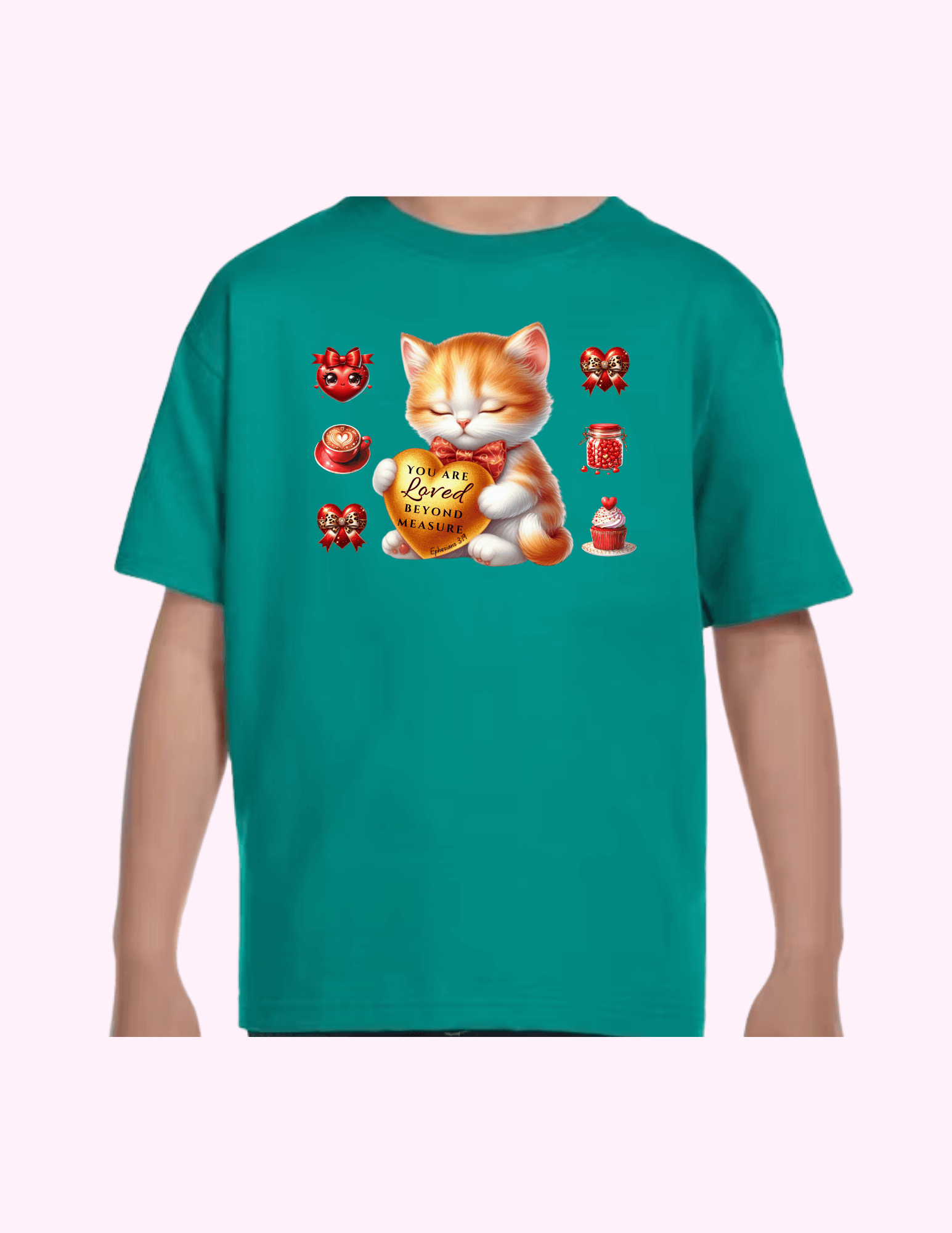 You Are Loved - Kids T-Shirt featuring unique artwork, perfect for personal style and expression.