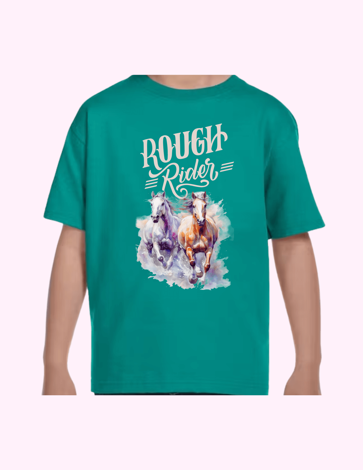 Rough Rider - Kids T-Shirt featuring unique artwork, perfect for personal style and expression.