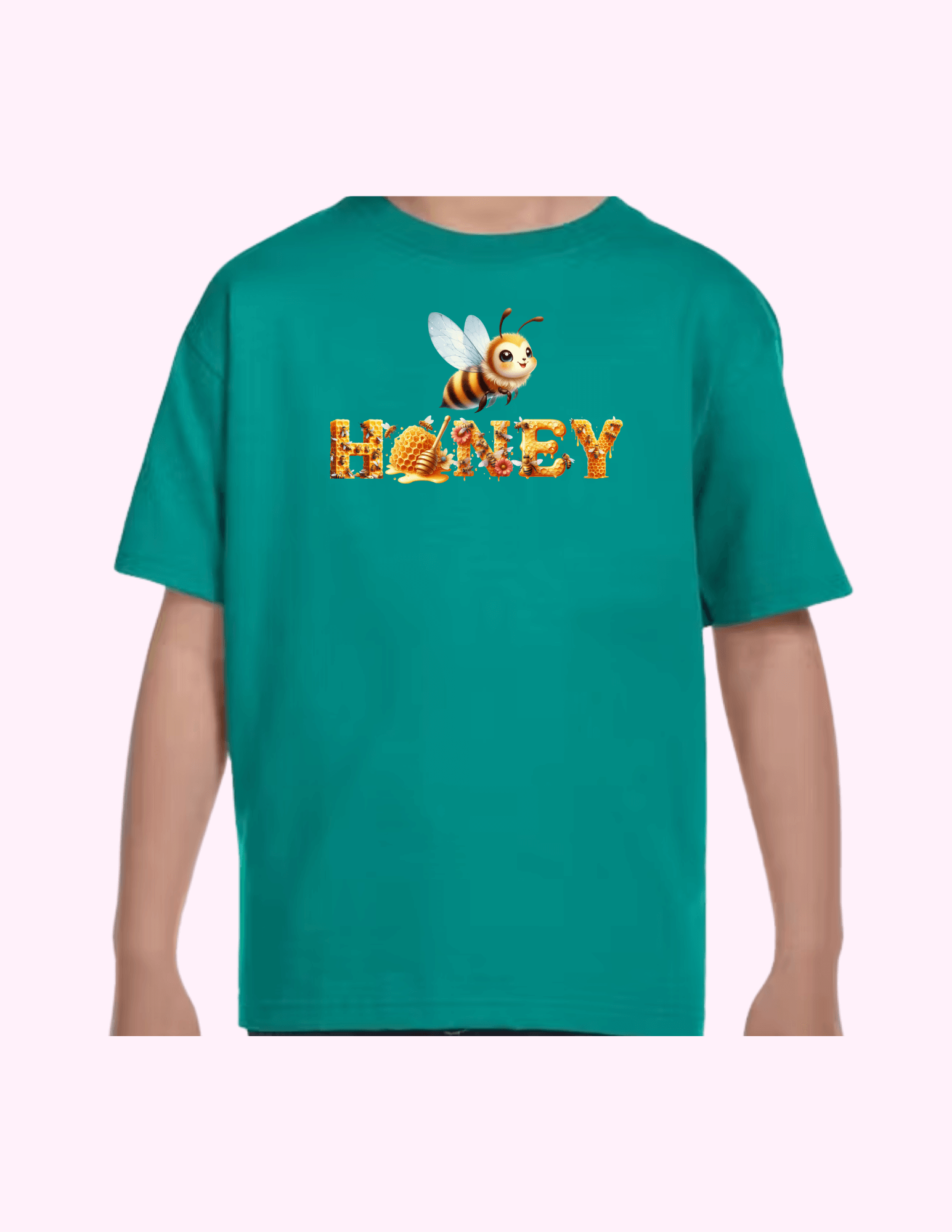 Honey - Kids T-Shirt featuring unique artwork, perfect for personal style and expression.