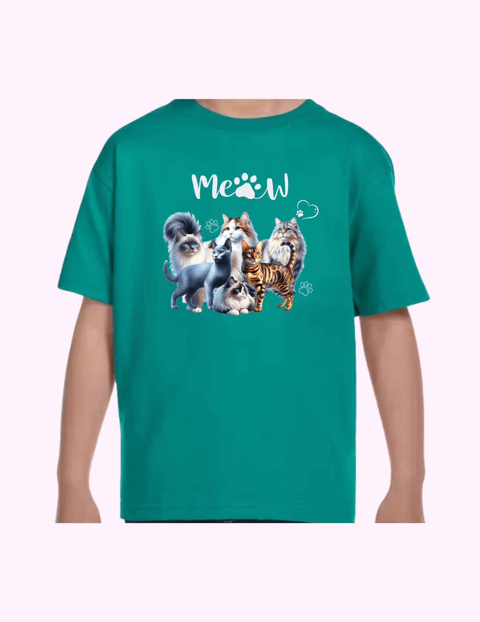 Cats - Kids T-Shirt featuring unique artwork, perfect for personal style and expression.