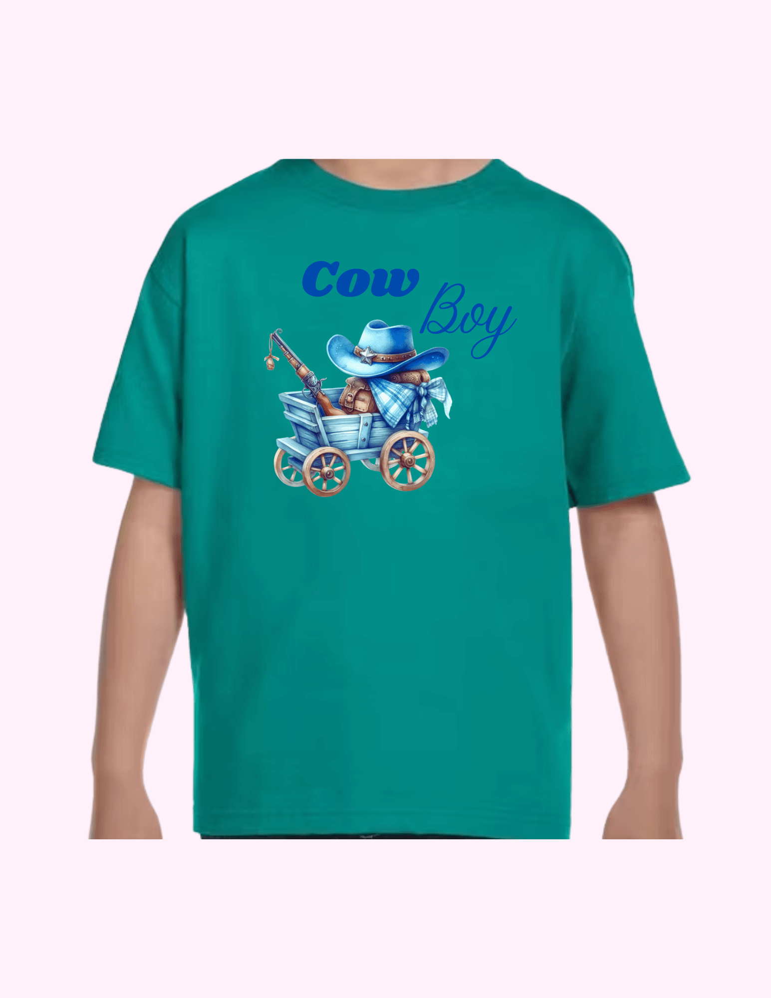 Cow Boy - Kids T-Shirt featuring unique artwork, perfect for personal style and expression.