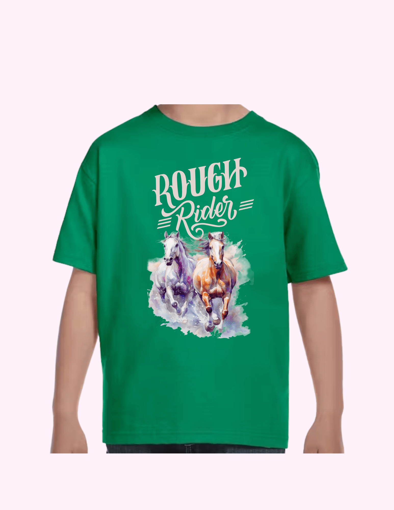 Rough Rider - Kids T-Shirt featuring unique artwork, perfect for personal style and expression.