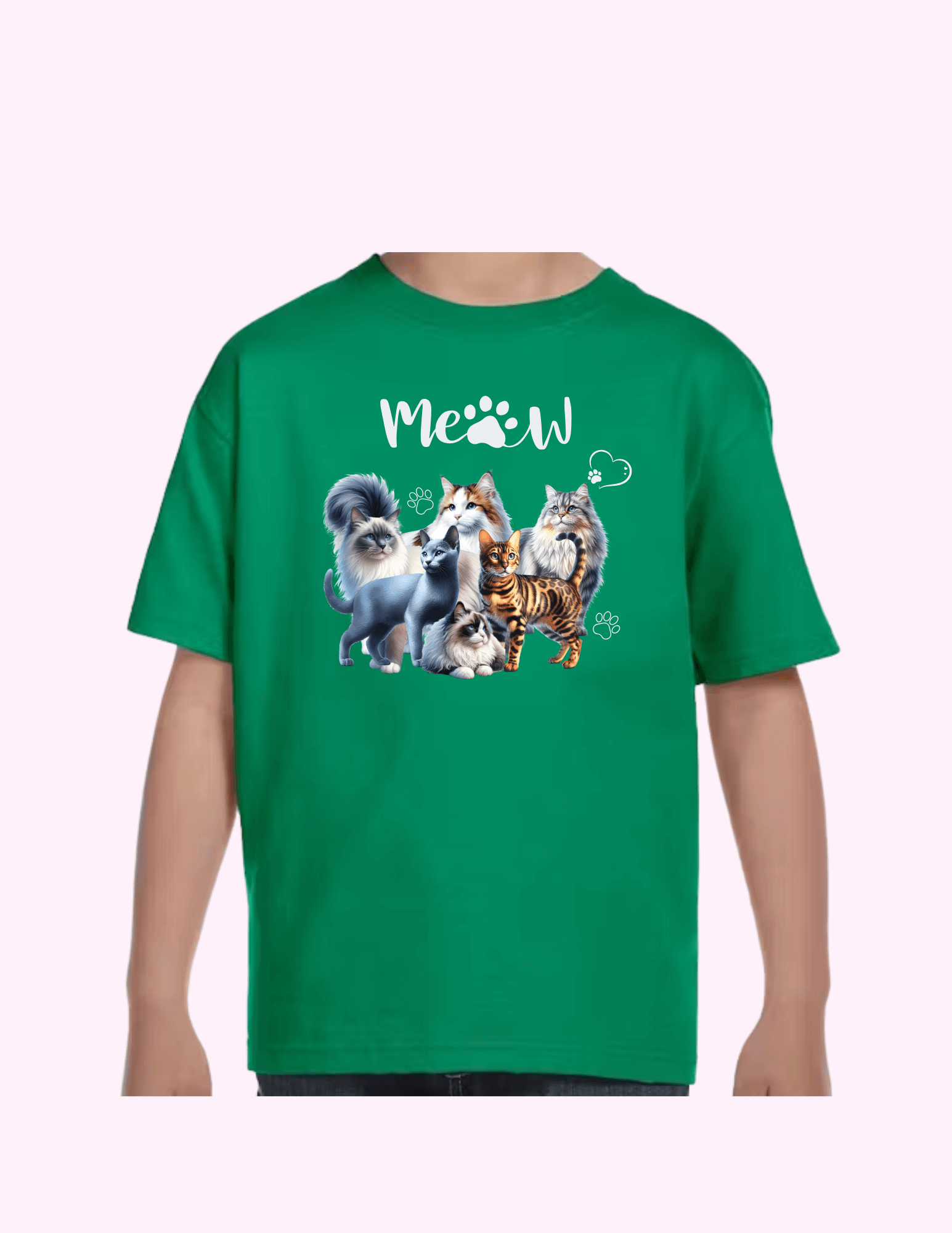 Cats - Kids T-Shirt featuring unique artwork, perfect for personal style and expression.