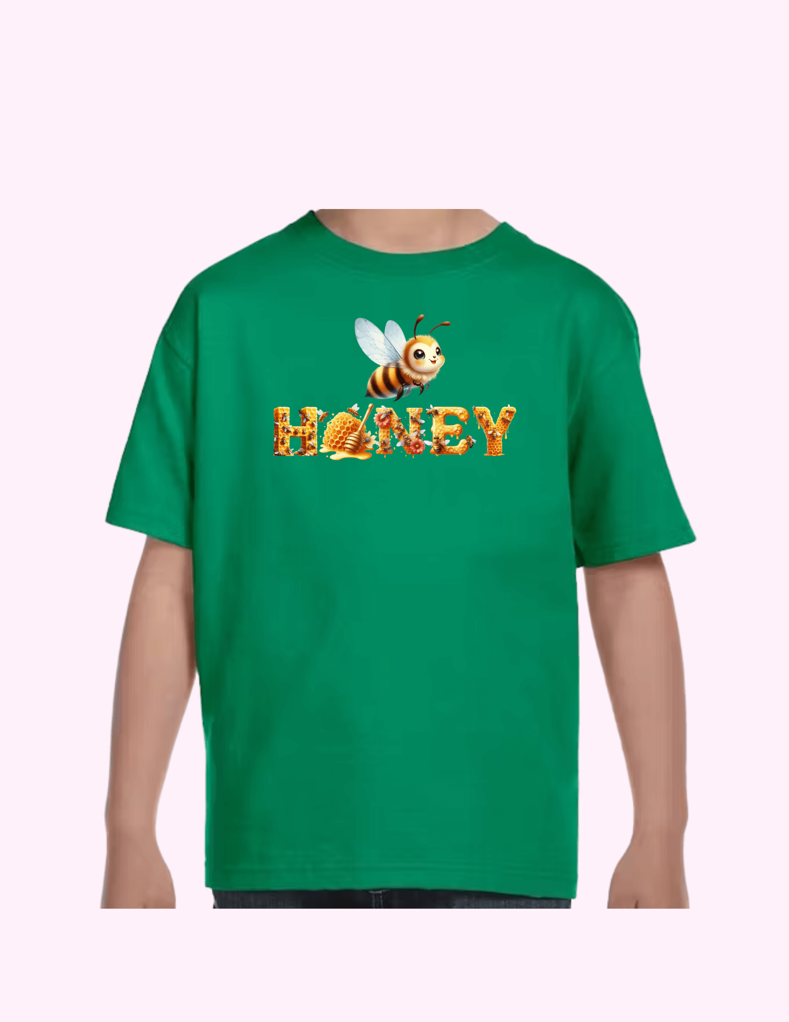 Honey - Kids T-Shirt featuring unique artwork, perfect for personal style and expression.