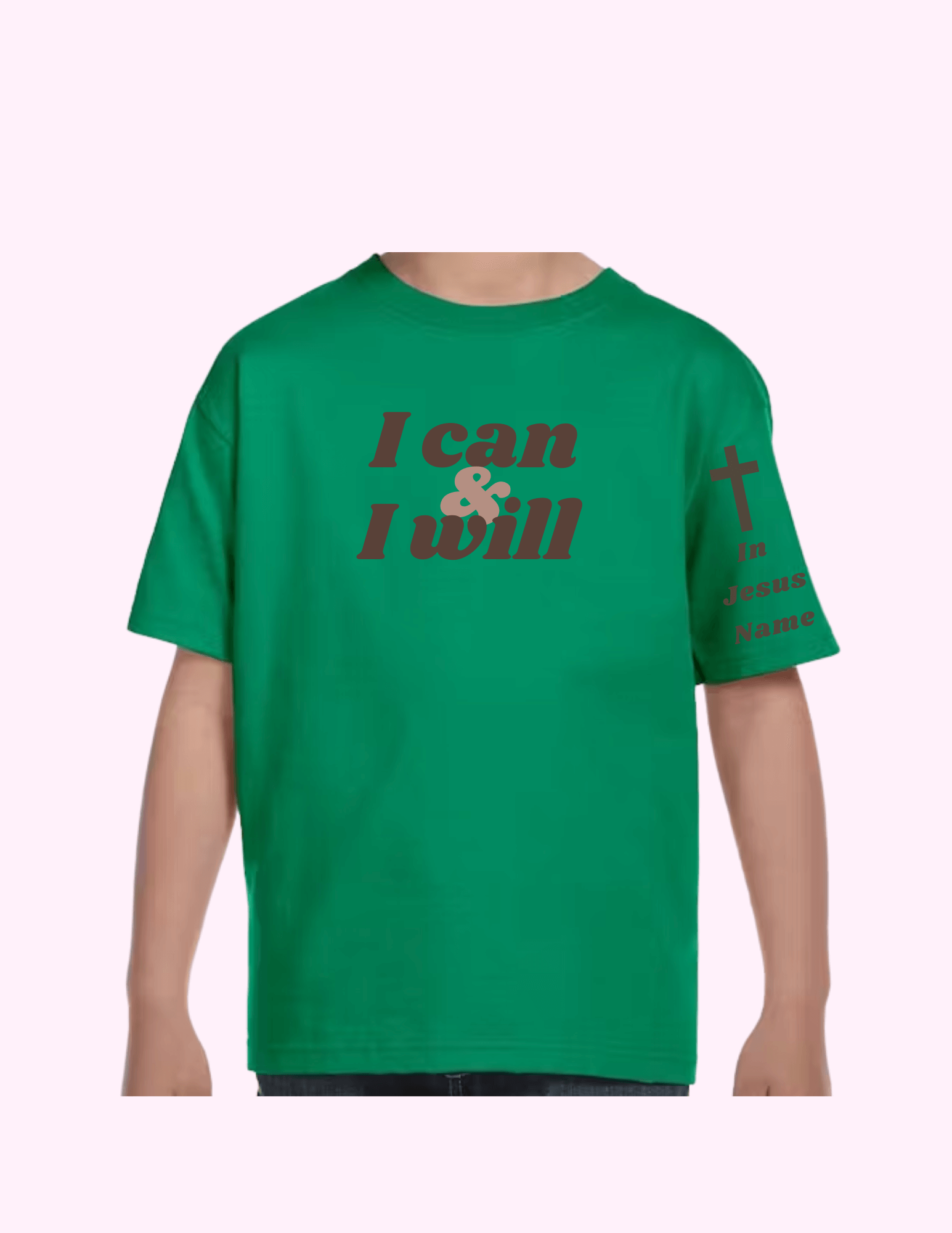 I Can & I Will - Kids T-Shirt featuring unique artwork, perfect for personal style and expression.