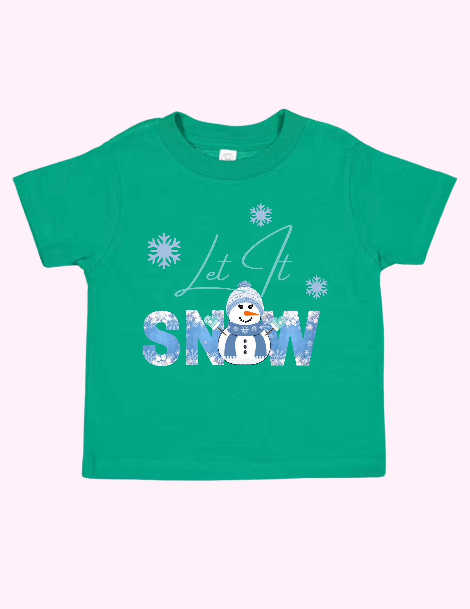 Let It Snow Blue (Toddler) featuring unique artwork, perfect for personal style and expression.