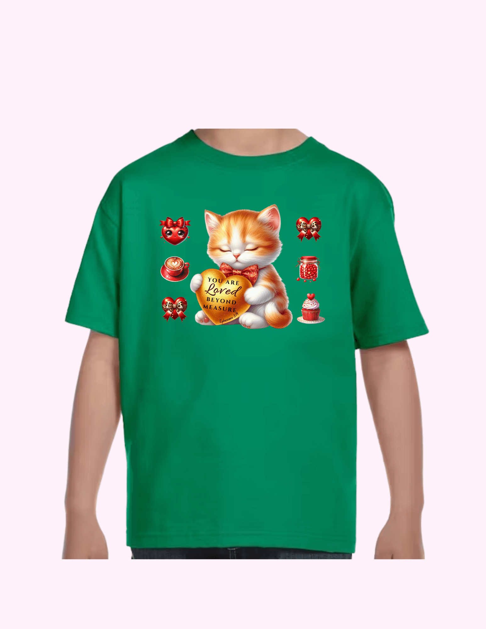 You Are Loved - Kids T-Shirt featuring unique artwork, perfect for personal style and expression.